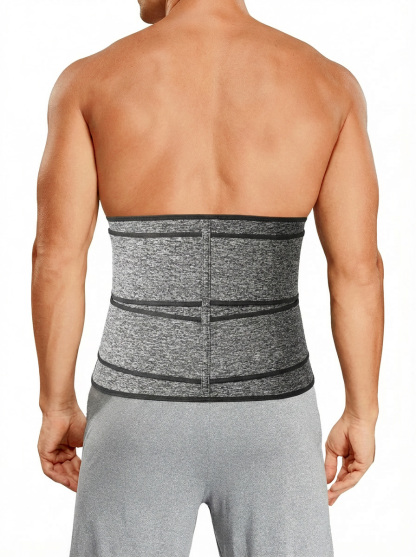 Neoprene Zipper Waist Trainer Belt for Men