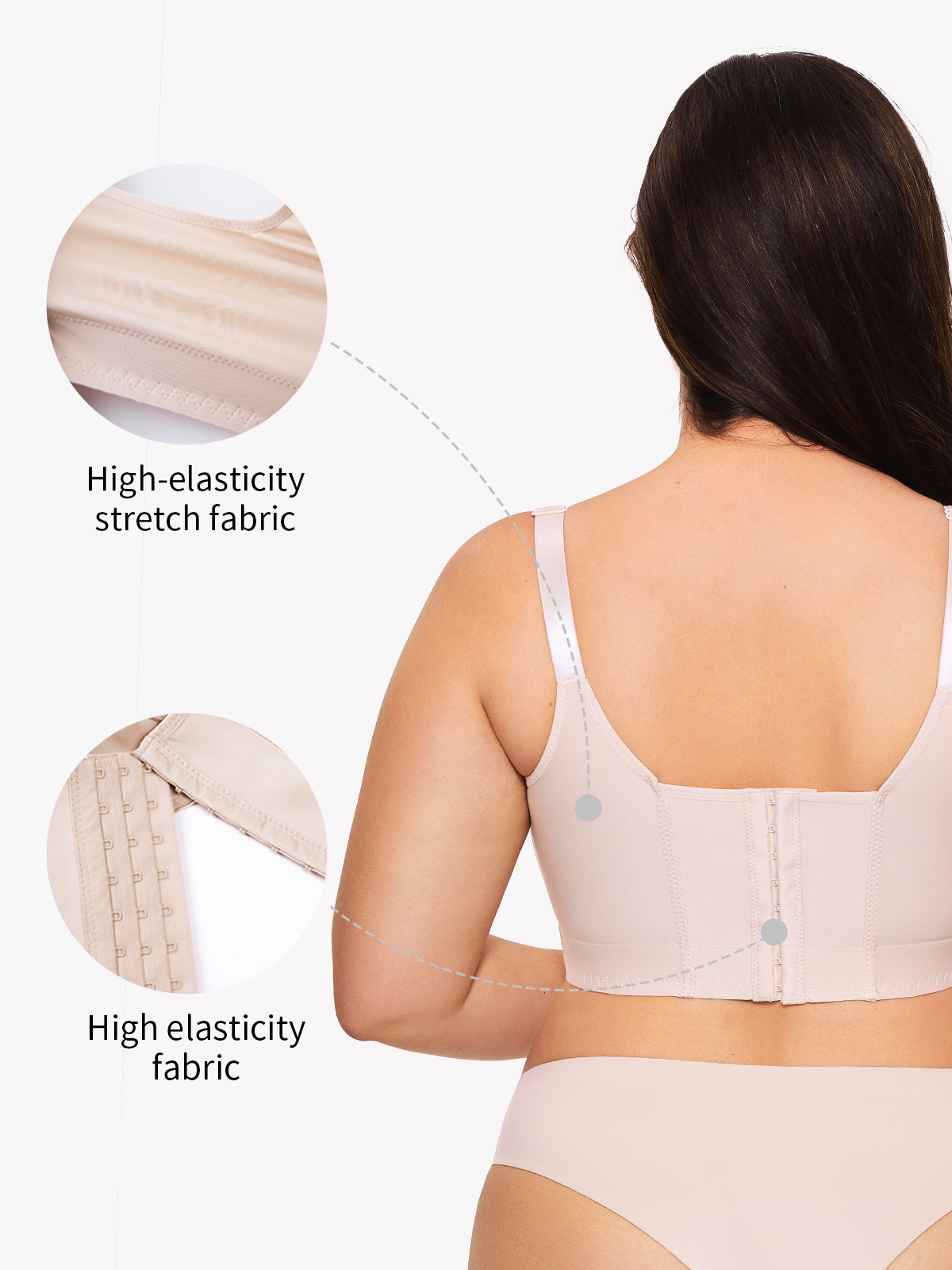 Push-Up Back Smoothing Wireless Everyday Bras