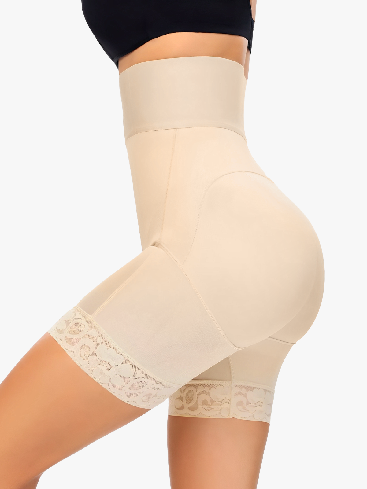 Front Buckle High Waist Tummy Control Crotch Opening Control Panty