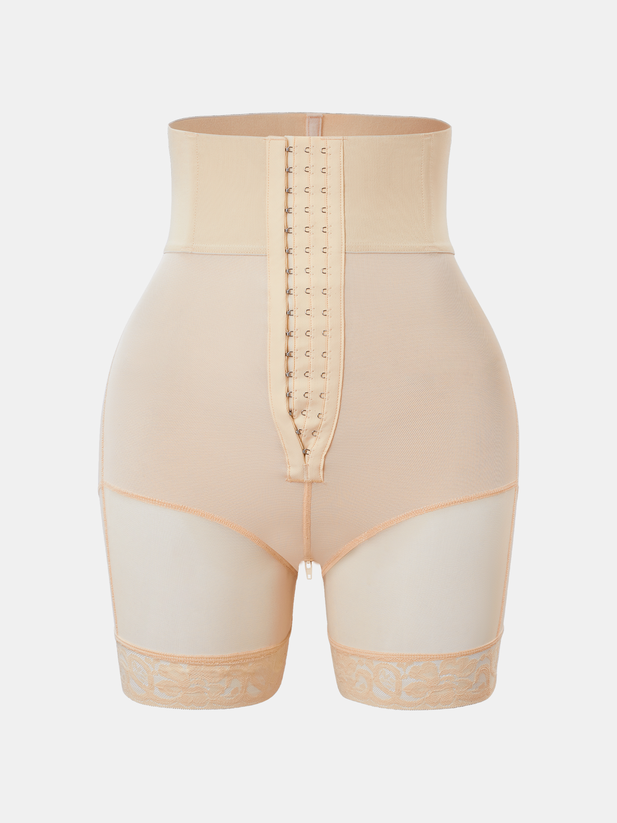 Front Buckle High Waist Tummy Control Crotch Opening Control Panty