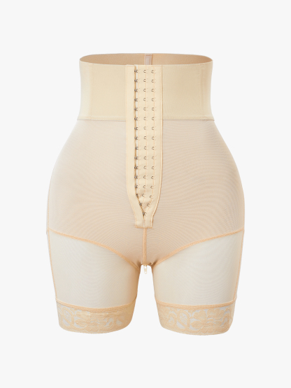 Front Buckle High Waist Tummy Control Crotch Opening Control Panty