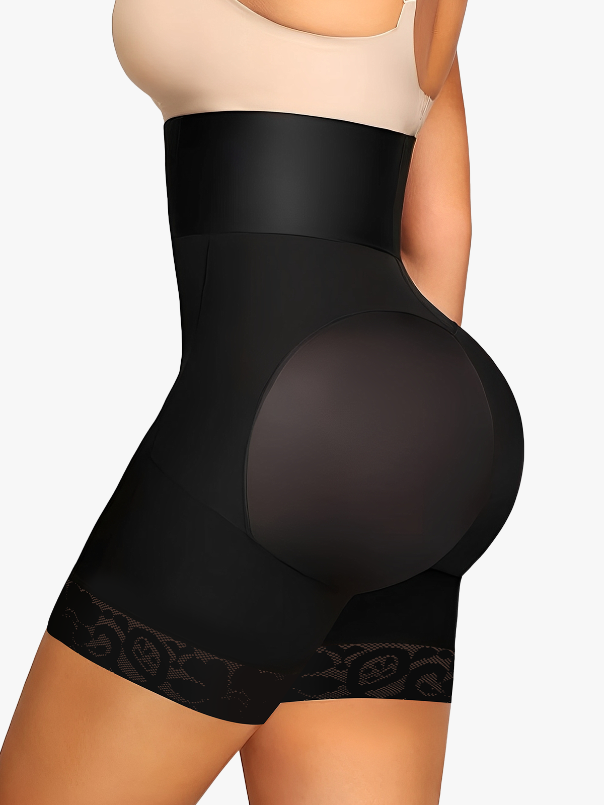 Front Buckle High Waist Tummy Control Crotch Opening Control Panty