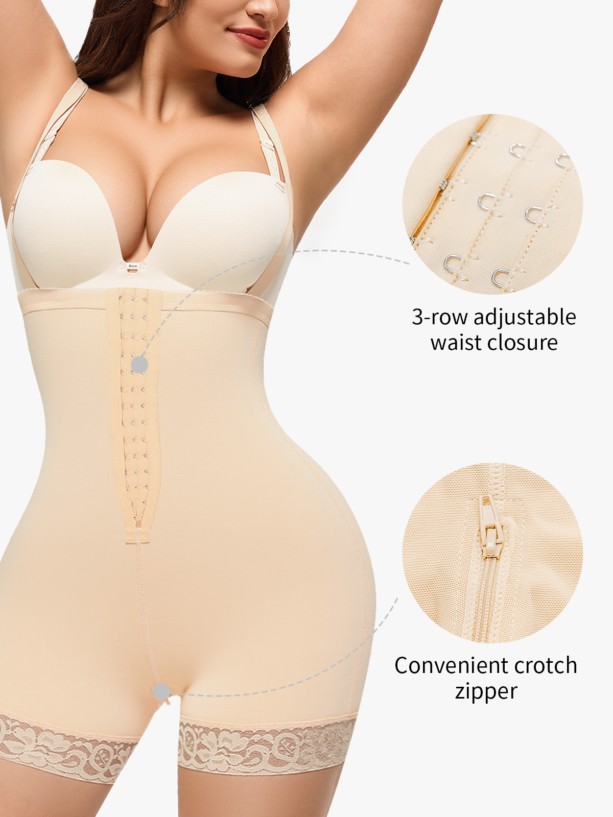 Tummy Control Butt Lifting Crotch Opening Control Panty