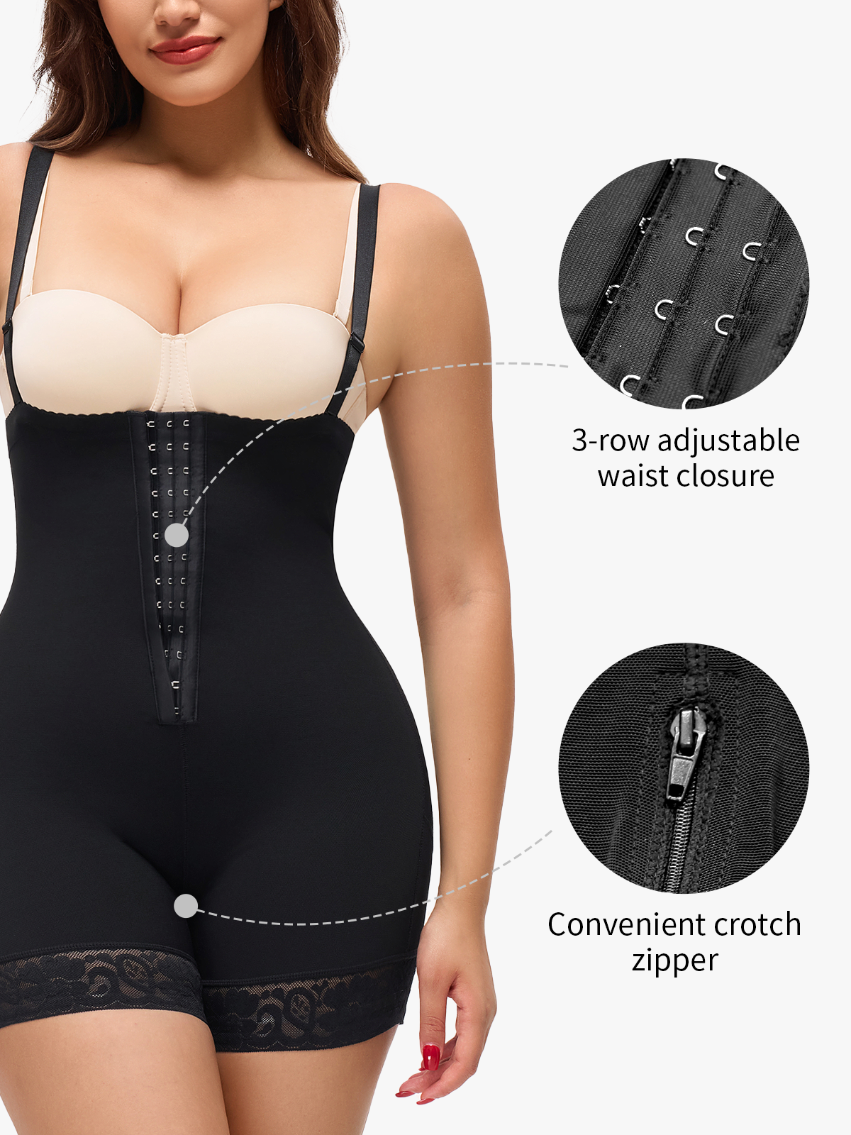 Tummy Control Butt Lifting Crotch Opening Control Panty