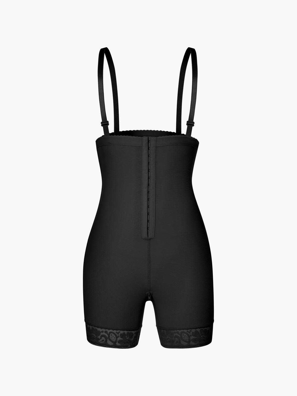 Tummy Control Butt Lifting Crotch Opening Mid Thigh Bodysuit