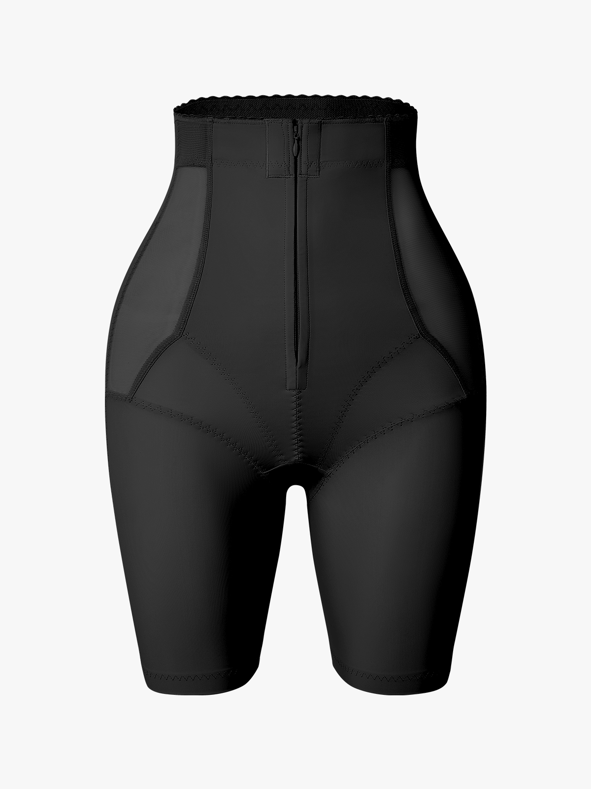 Zipper High Waist Butt Lifting Control Panty