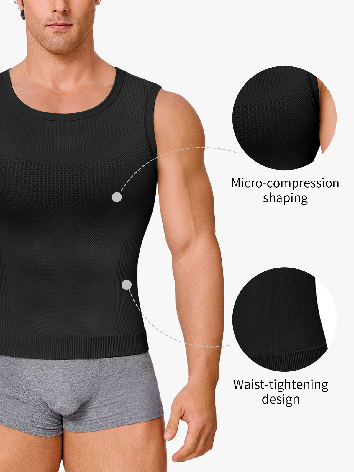 Seamless Breathable Compression Tank Top