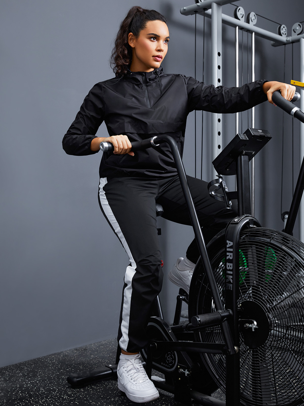 Half Zipper Pullover Workout Sweat Sauna Top