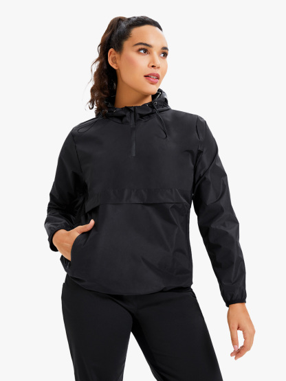 Half Zipper Pullover Workout Sweat Sauna Top