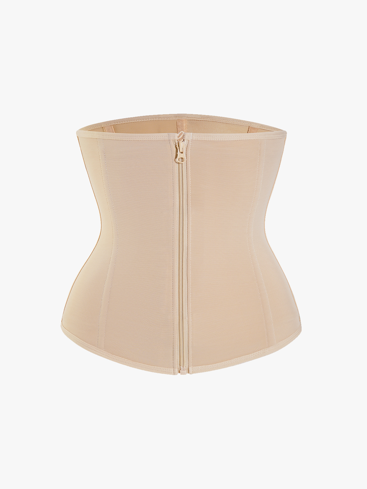 Hook and Zipper Steel Boning Sculpting Waist Cincher