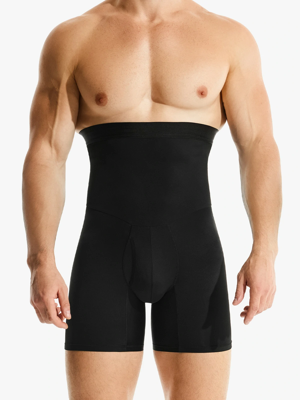 High-Waisted Tummy Control Shaper Shorts for Men