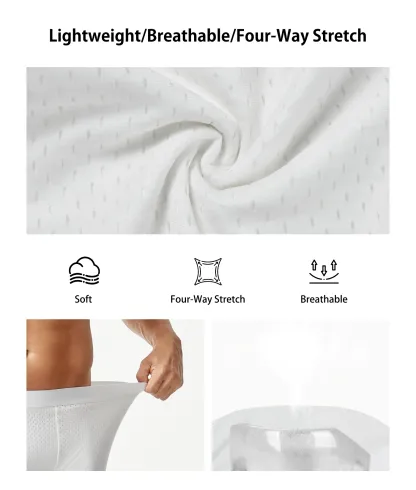 Mid-Waist Mesh Shorts Panties With Removable Butt Pads