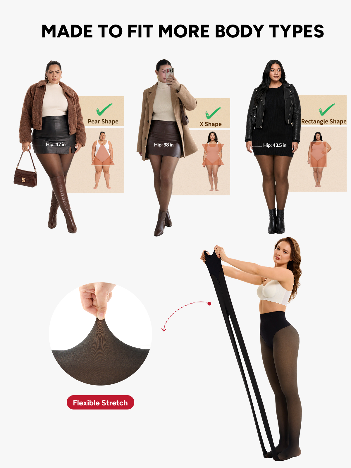 High Waisted Fleece Lined Thermal Compression Tight Tummy Control Leggings 