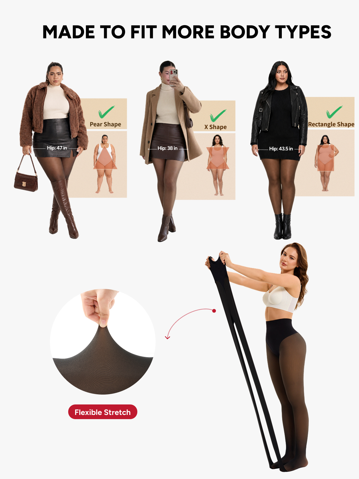 High Waisted Fleece Lined Thermal Compression Tight Tummy Control Leggings 
