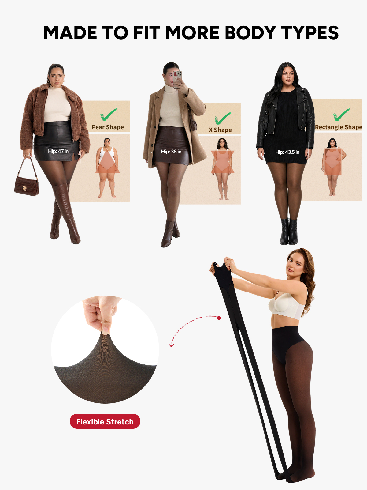 High Waisted Fleece Lined Thermal Compression Tight Tummy Control Leggings 