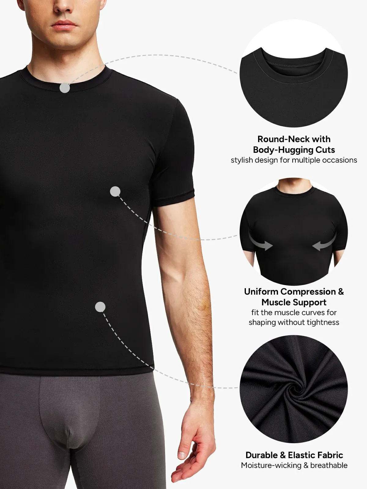 Breathable Comfort T-Shirt for Men