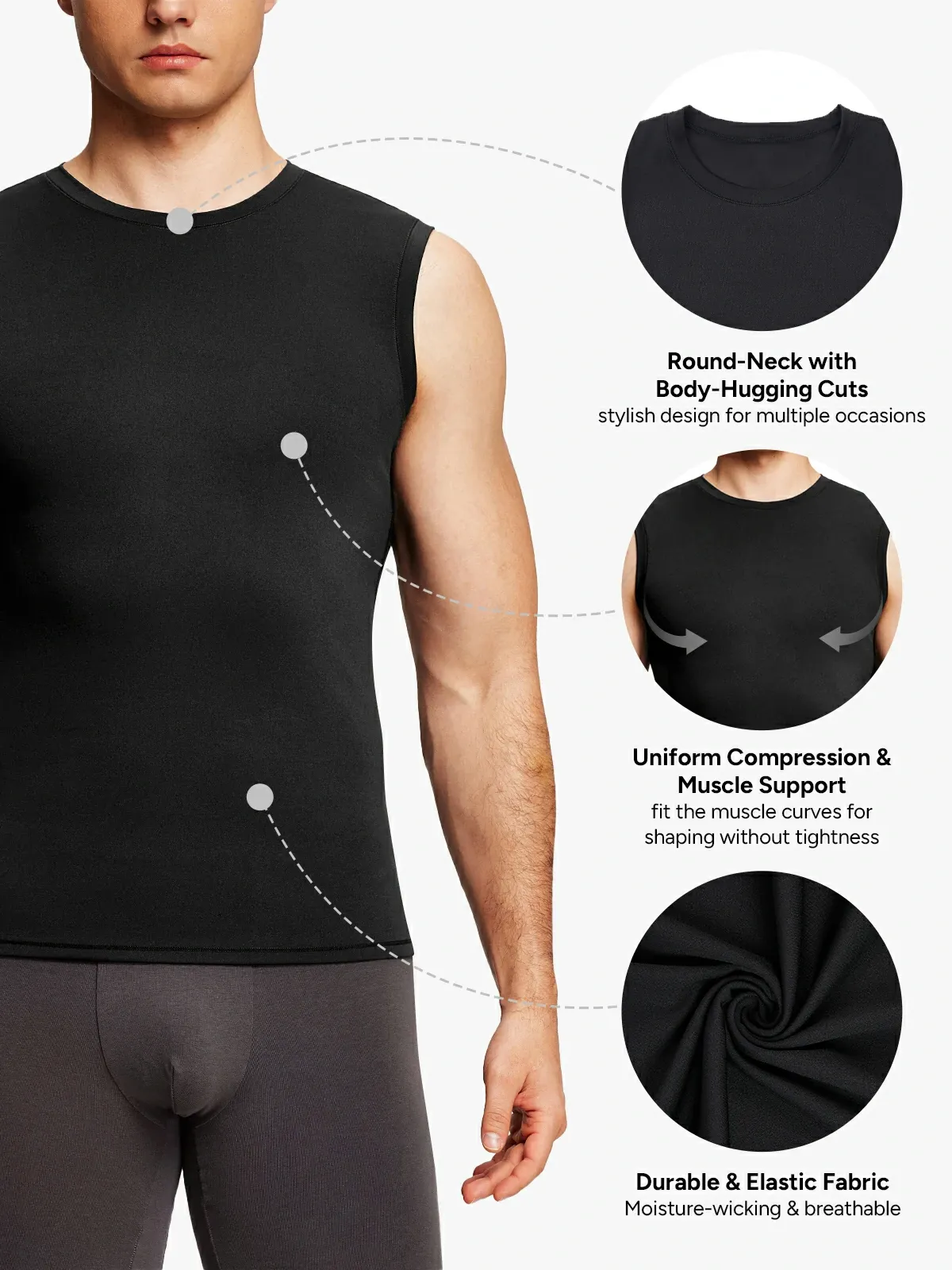 Breathable Comfort Tank Top for Men