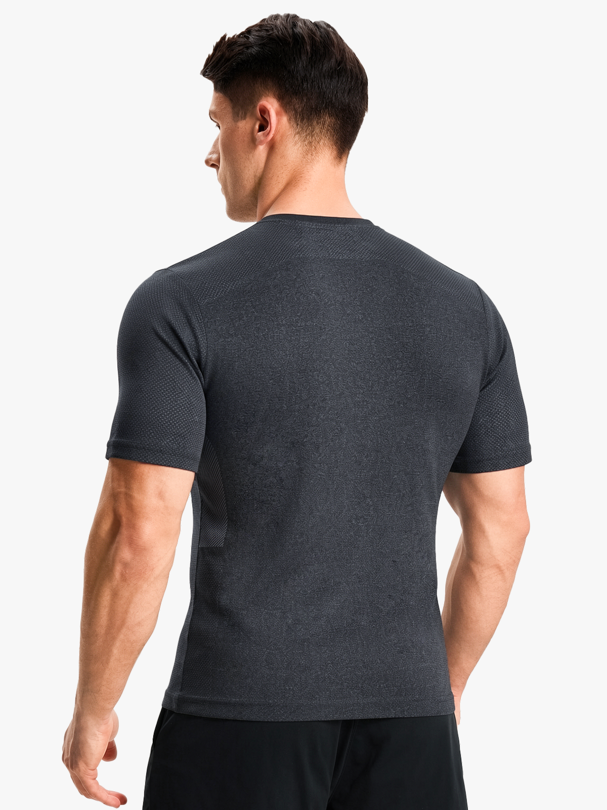 Quick Dry Breathable Workout Crew Neck Top for Men