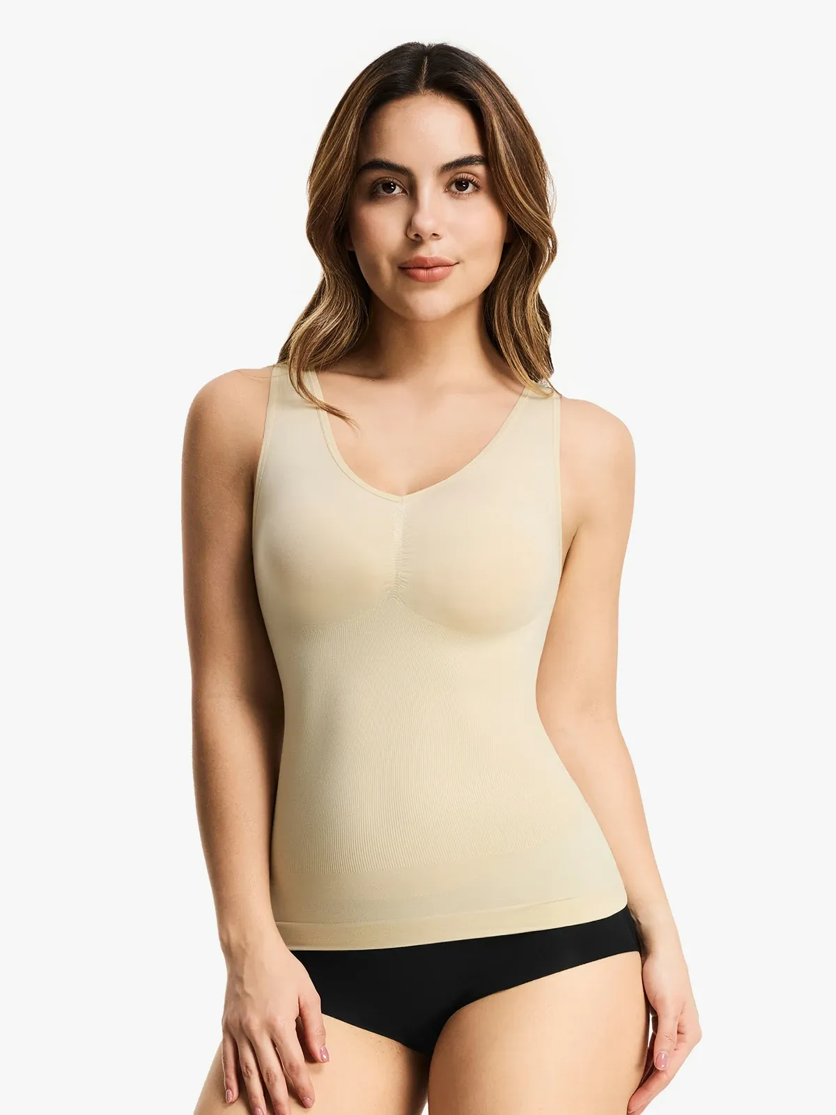 Seamless Plunge Breathable Tank Top