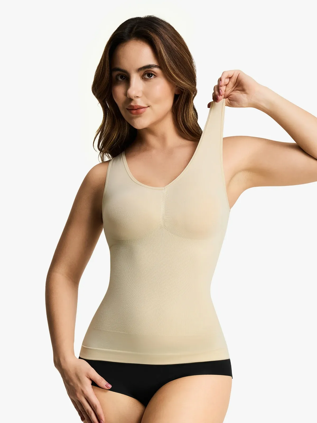 Seamless Plunge Breathable Tank Top 
