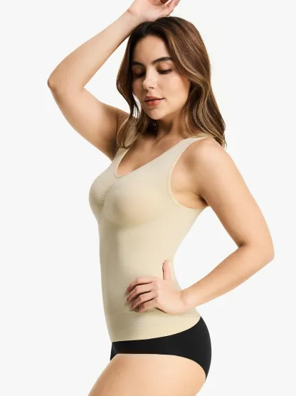 Seamless Plunge Breathable Tank Top 