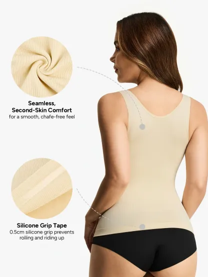 Seamless Plunge Breathable Tank Top 