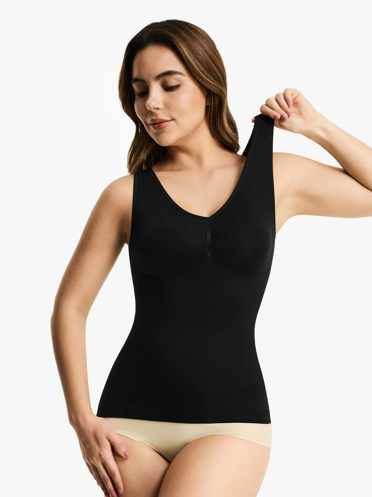 Seamless Plunge Breathable Tank Top