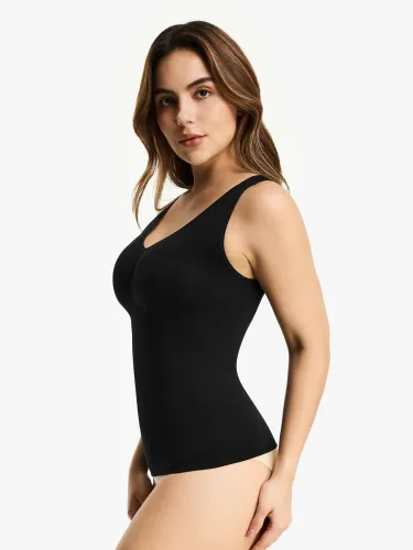 Seamless Plunge Breathable Tank Top