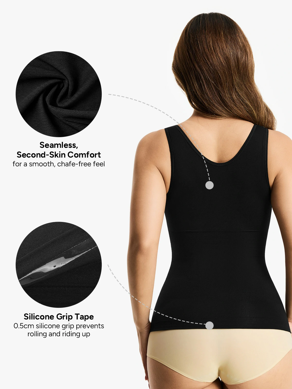 Seamless Plunge Breathable Tank Top 