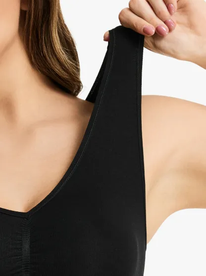 Seamless Plunge Breathable Tank Top 