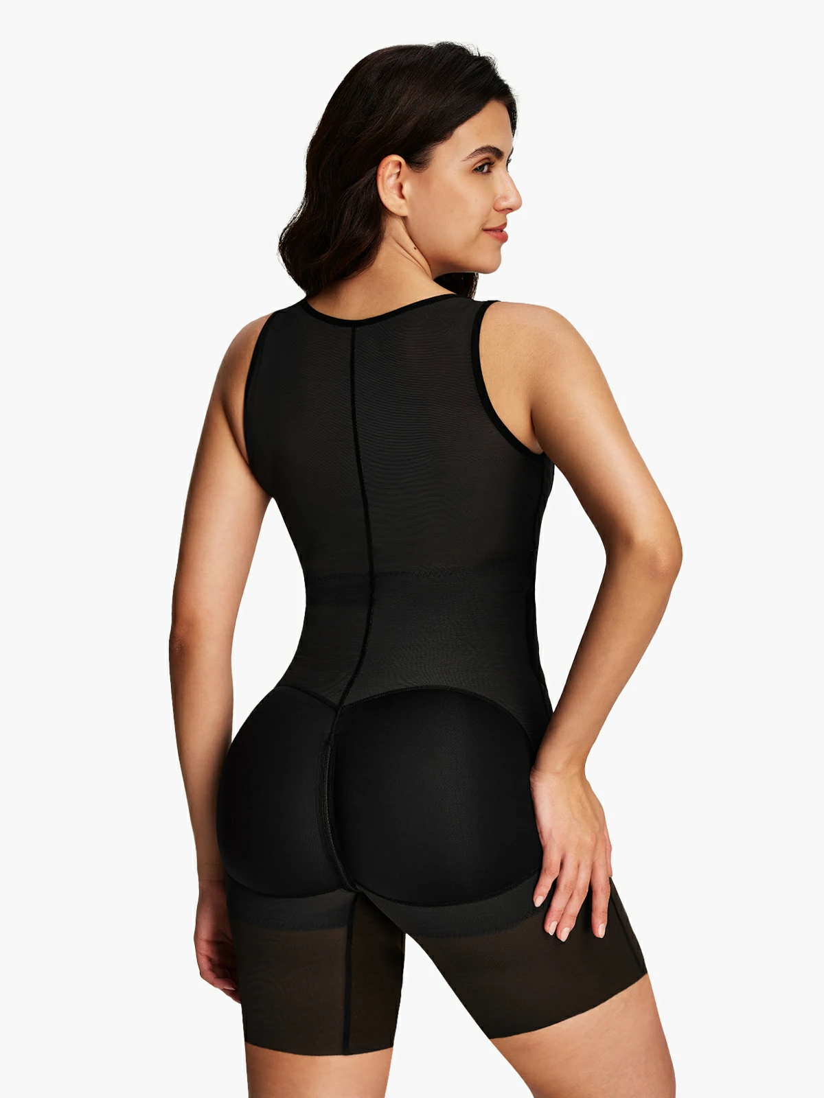 Open Bust Tummy Control Mid-Thigh Bodysuit BOGO