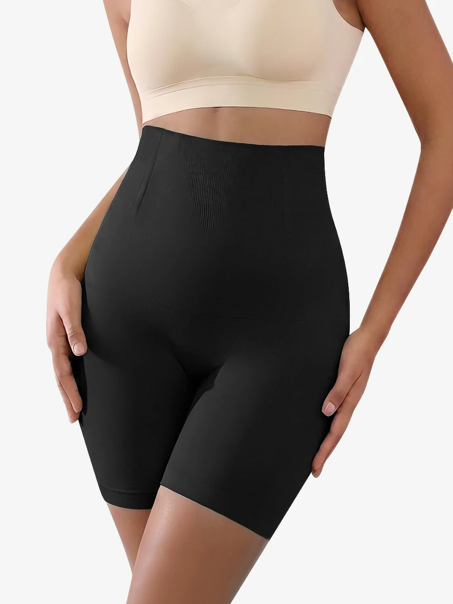 Seamless Double-Layer Tummy Control Shorts