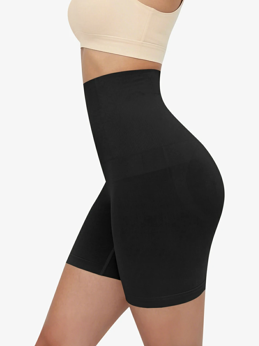 Seamless Double-Layer Tummy Control Shorts