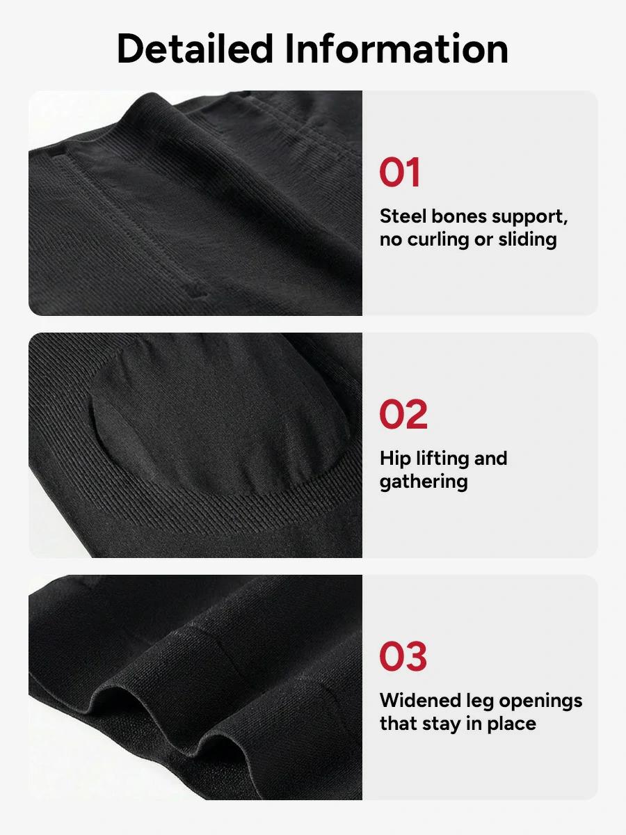 Seamless Double-Layer Tummy Control Shorts