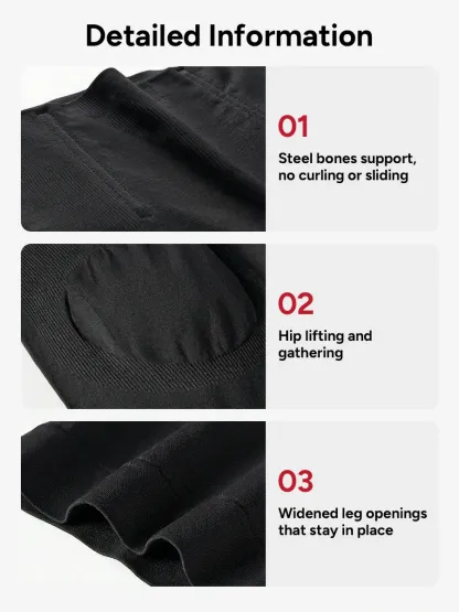 Seamless Double-Layer Tummy Control Shorts