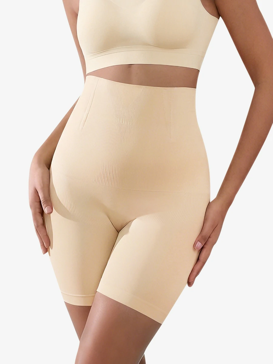 Seamless Double-Layer Tummy Control Shorts