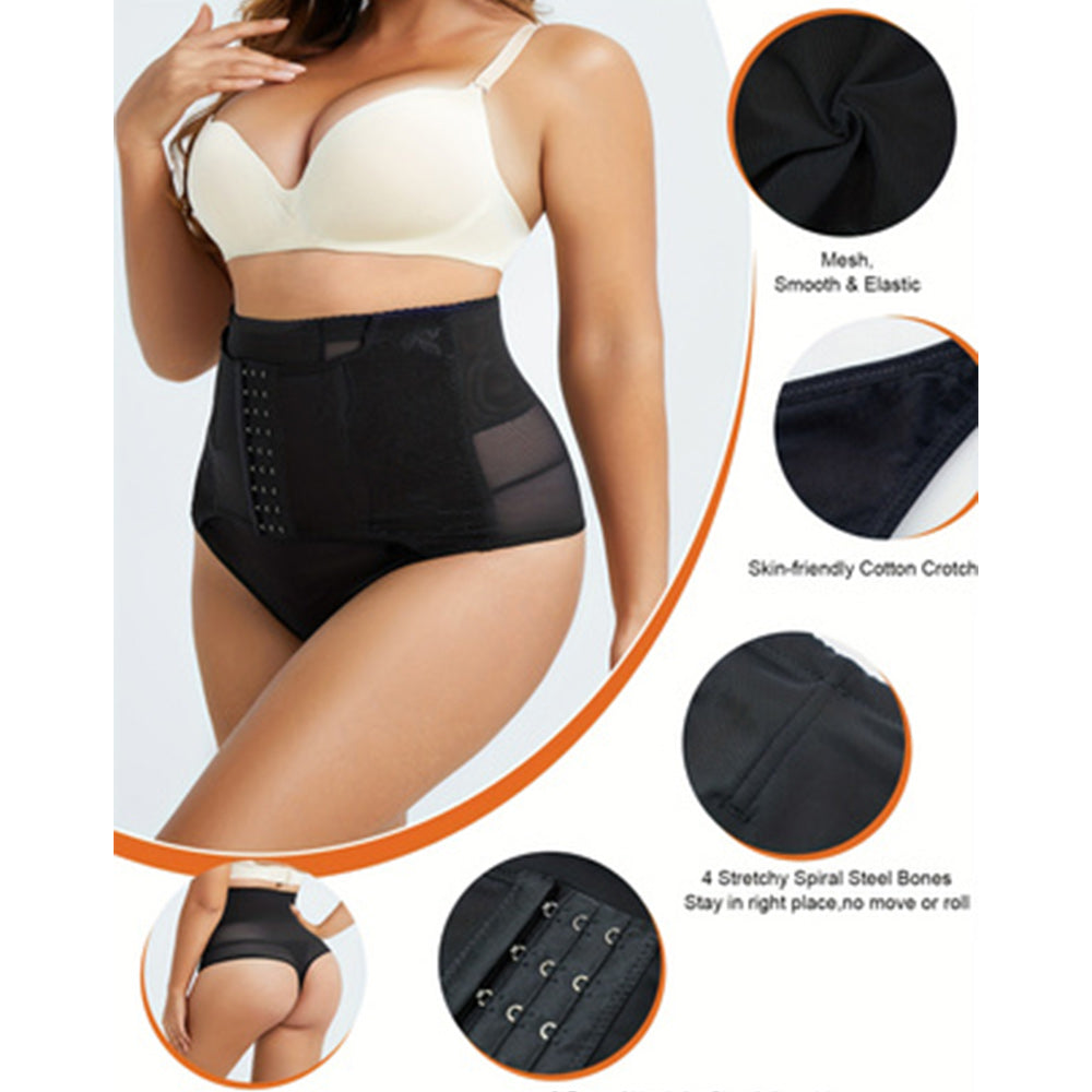 Nebility Plus Size Thong Shapewear Panties Compression Underwear