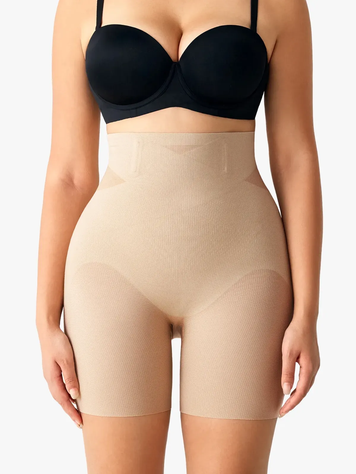 Women High Waist Steel Bone Tummy Control Panty Thigh Shaping Short