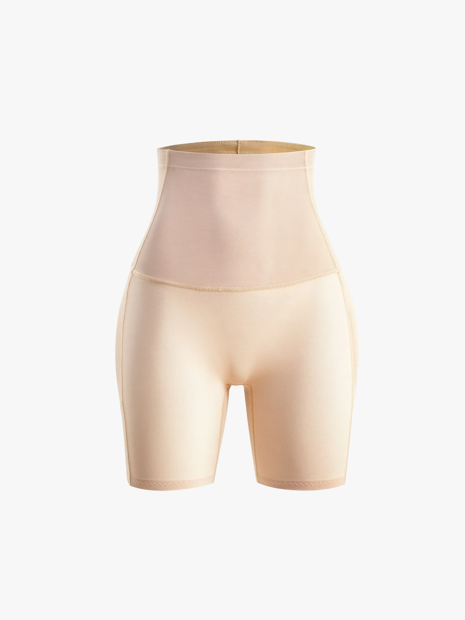 Women High Waist Padded Butt Lifting Shorts Thigh Shapewear 