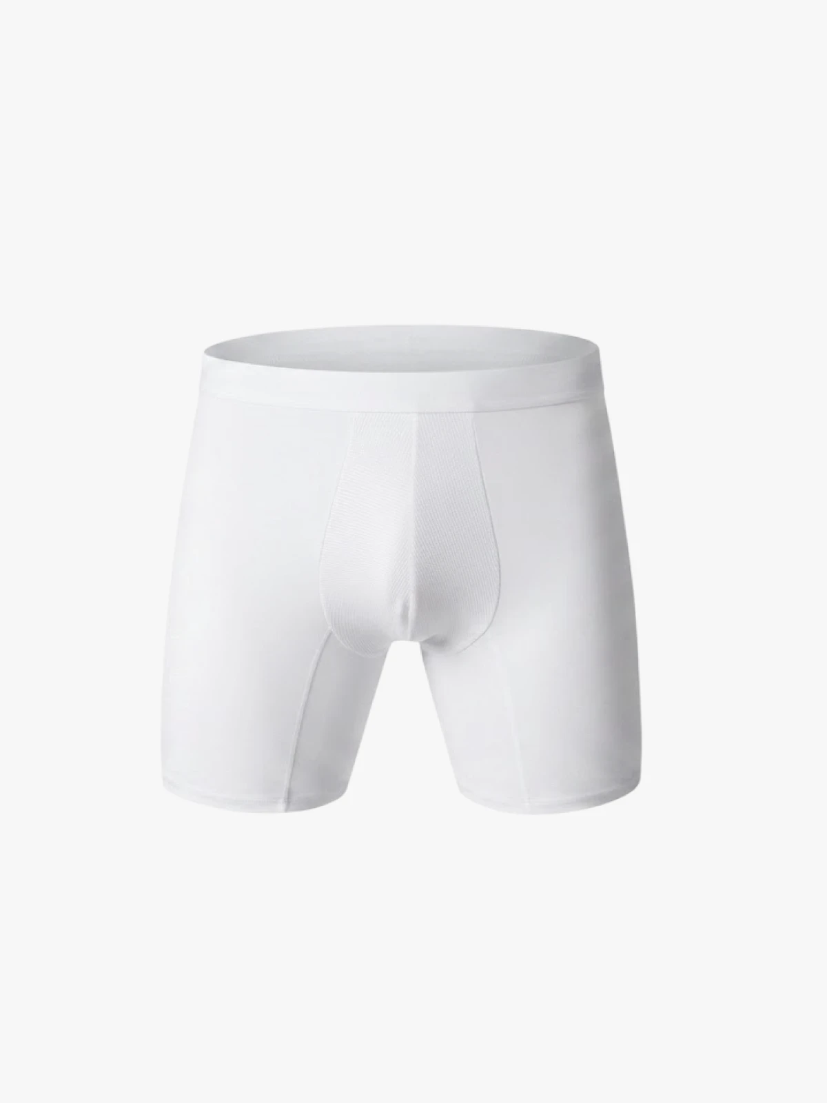 Mid-Waist Compression Boxer Briefs with Phone Pocket For Men