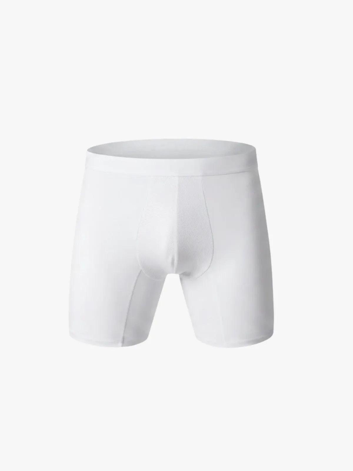 Mid-Waist Compression Boxer Briefs with Phone Pocket For Men