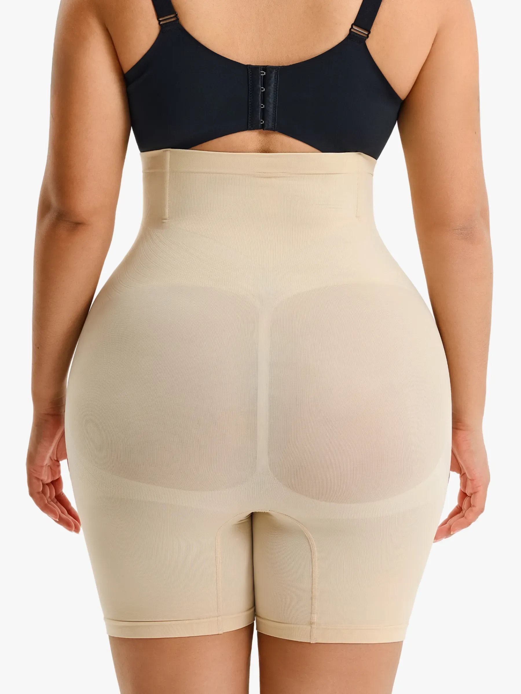 Women Seamless Tummy Control Panty High Waist Steel Bone Shaping Short