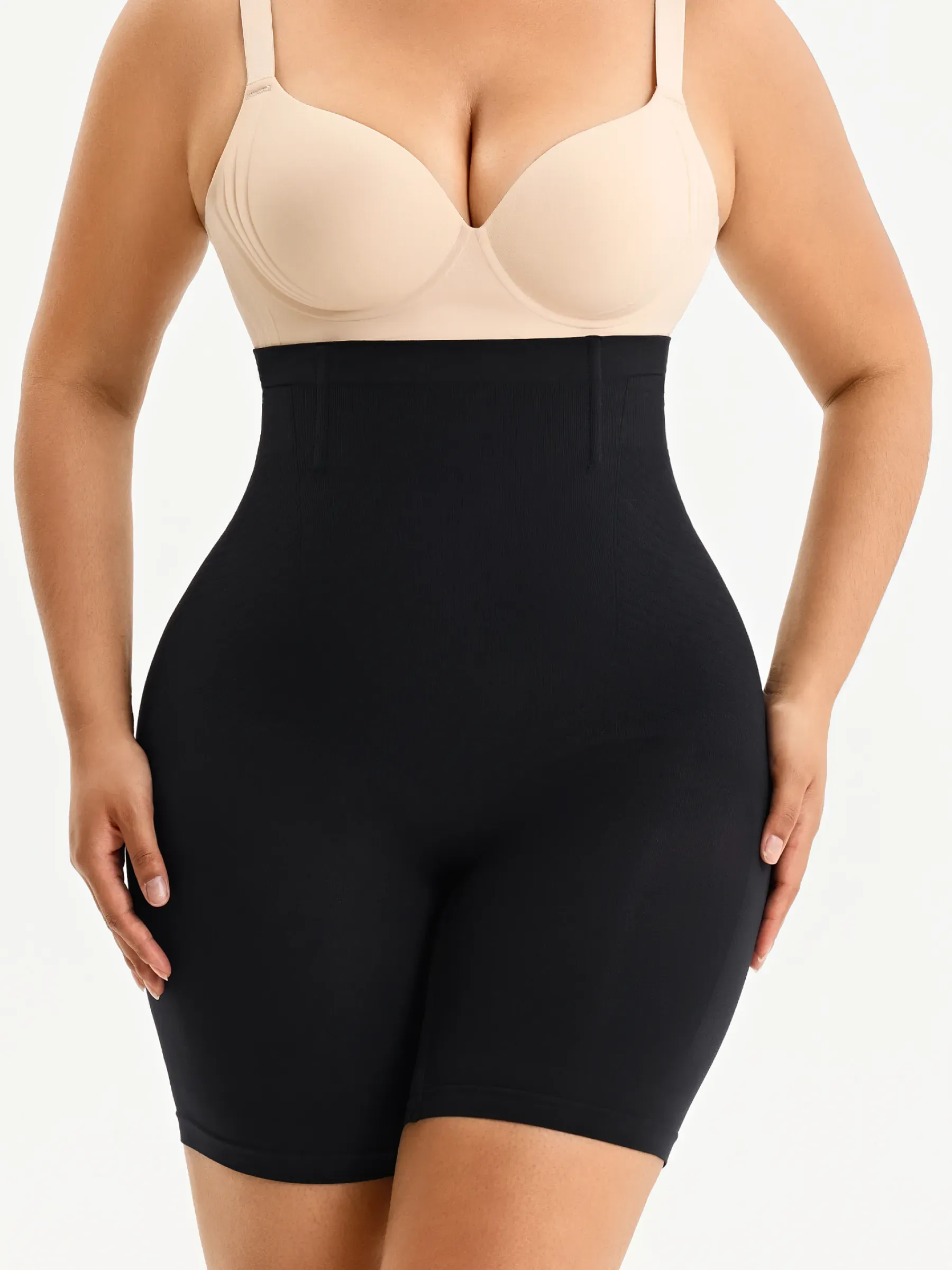 Women Seamless Tummy Control Panty High Waist Steel Bone Shaping Short
