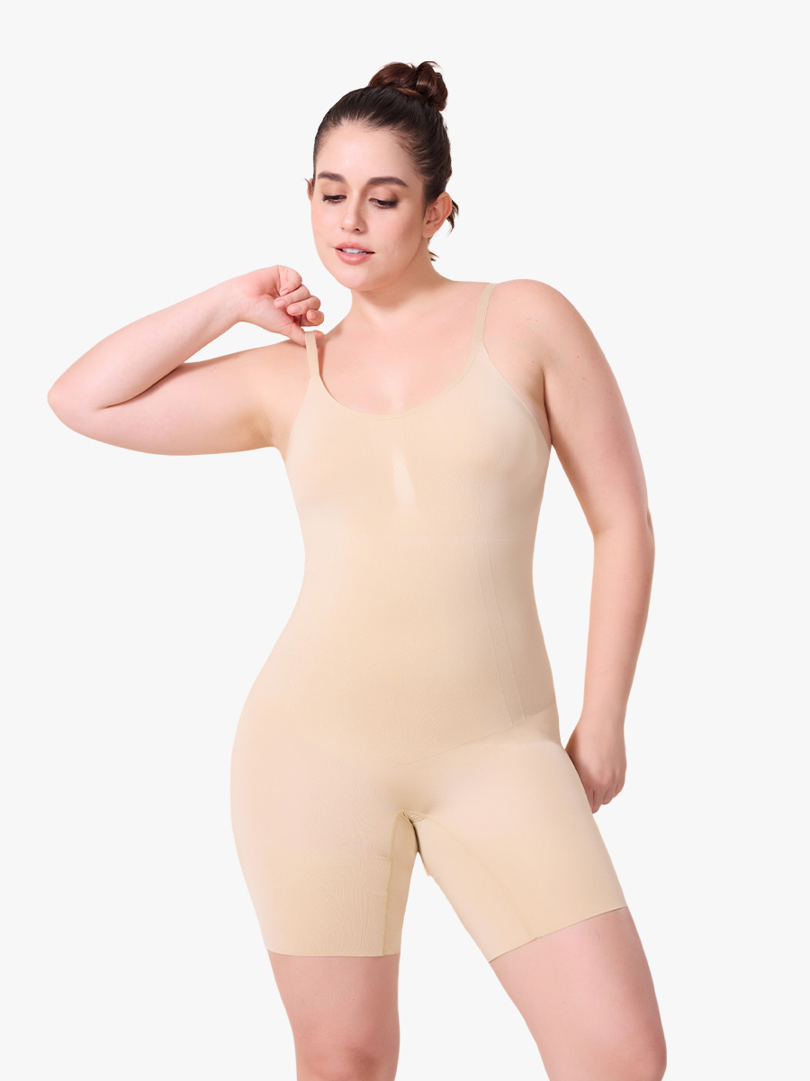 Nebility Womens' Seamless Backless Tummy Control Shapewear Bodysuit