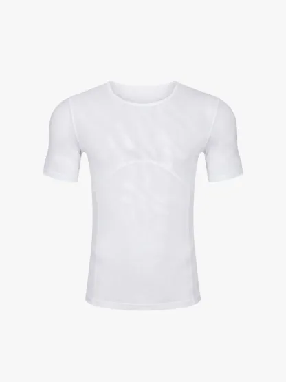 Cooling Mesh Compression Shapewear Shirt Breathable Slim Top