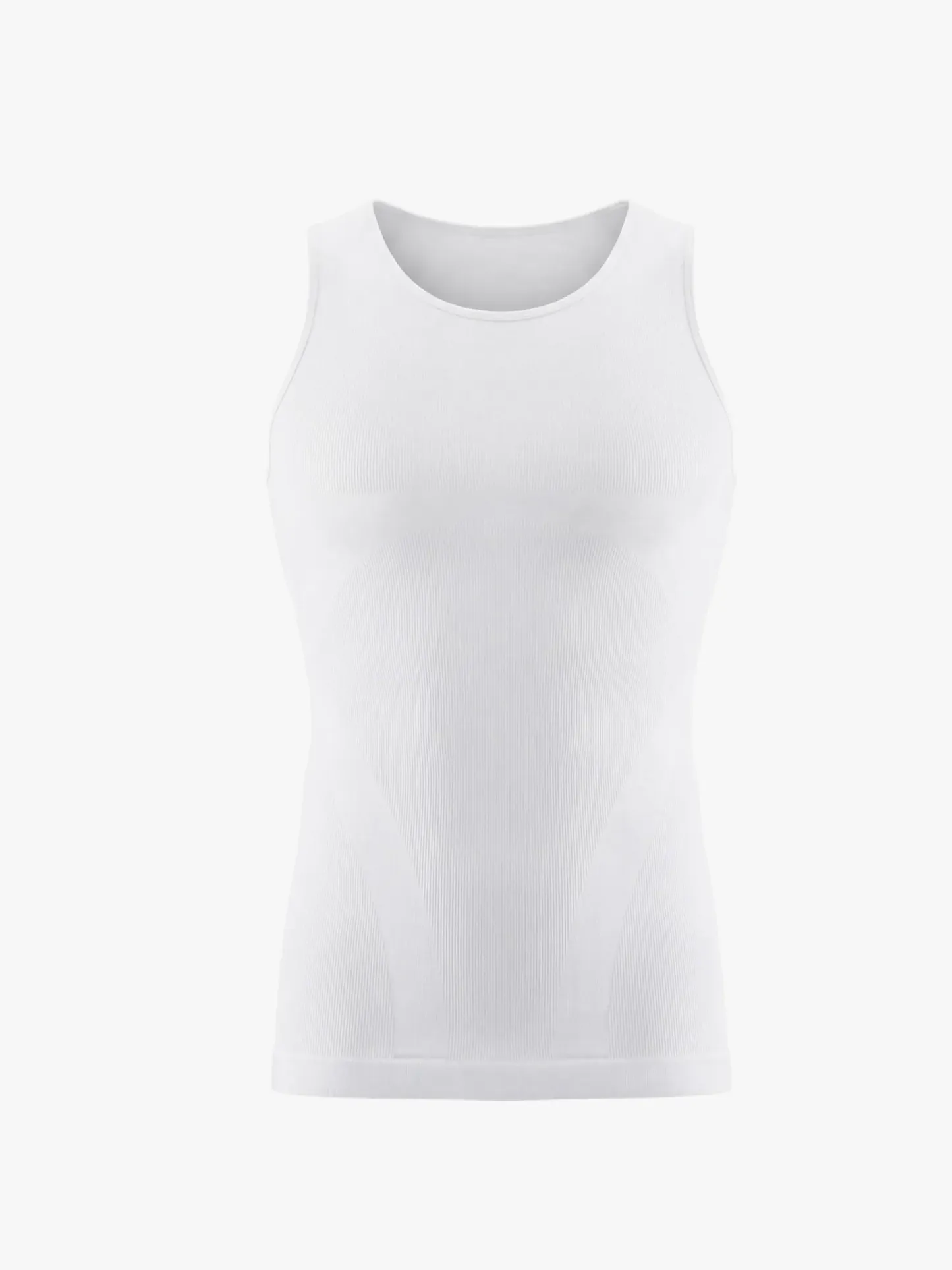 Plus Size Seamless Compression Shirt Slimming Tank Top For Men
