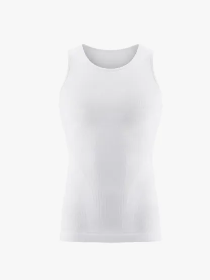 Plus Size Seamless Compression Shirt Slimming Tank Top For Men