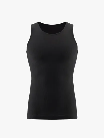 Plus Size Seamless Compression Shirt Slimming Tank Top For Men