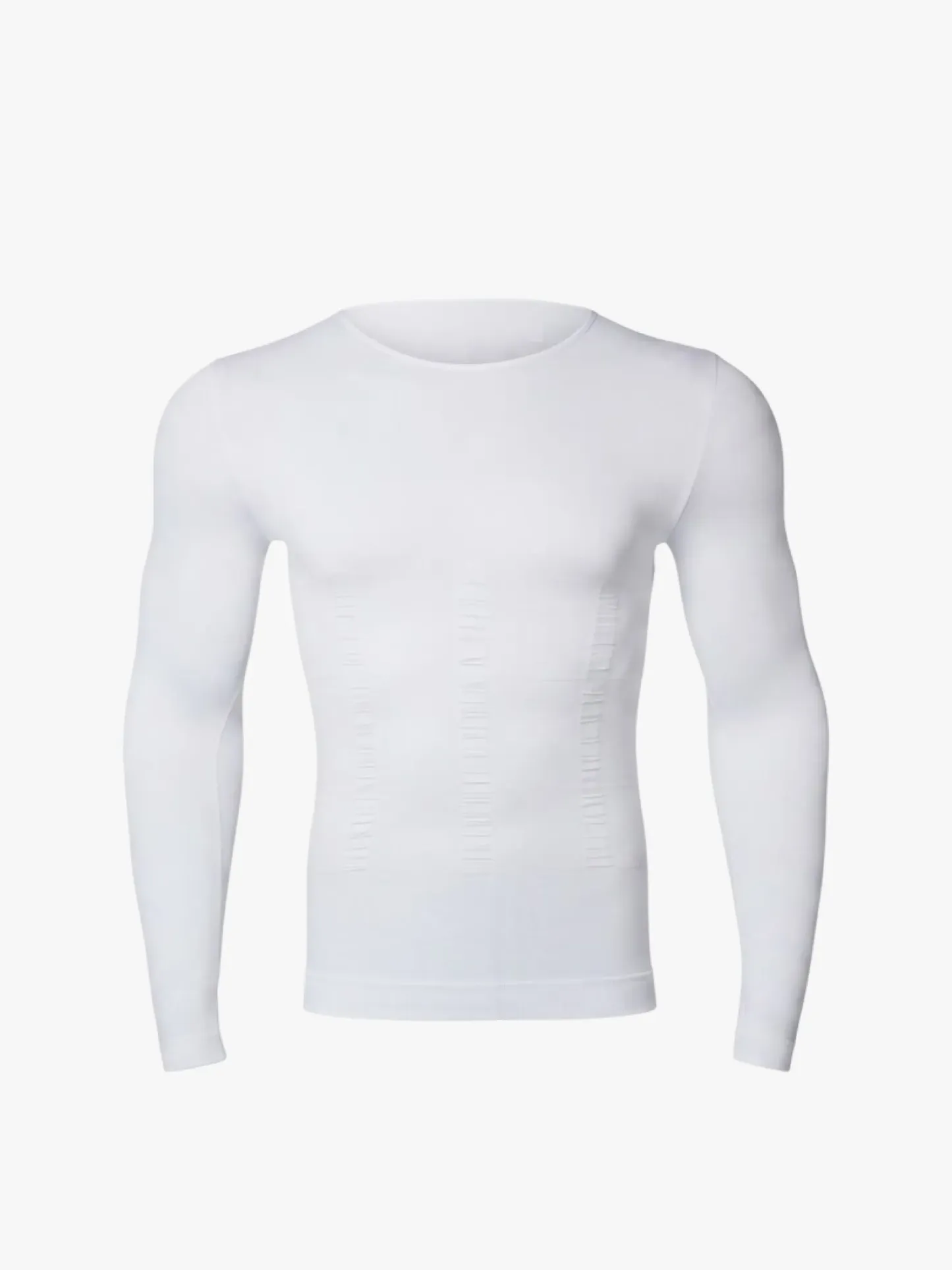 Seamless Compression Shirt Long Sleeve Slimming Undershirt For Men