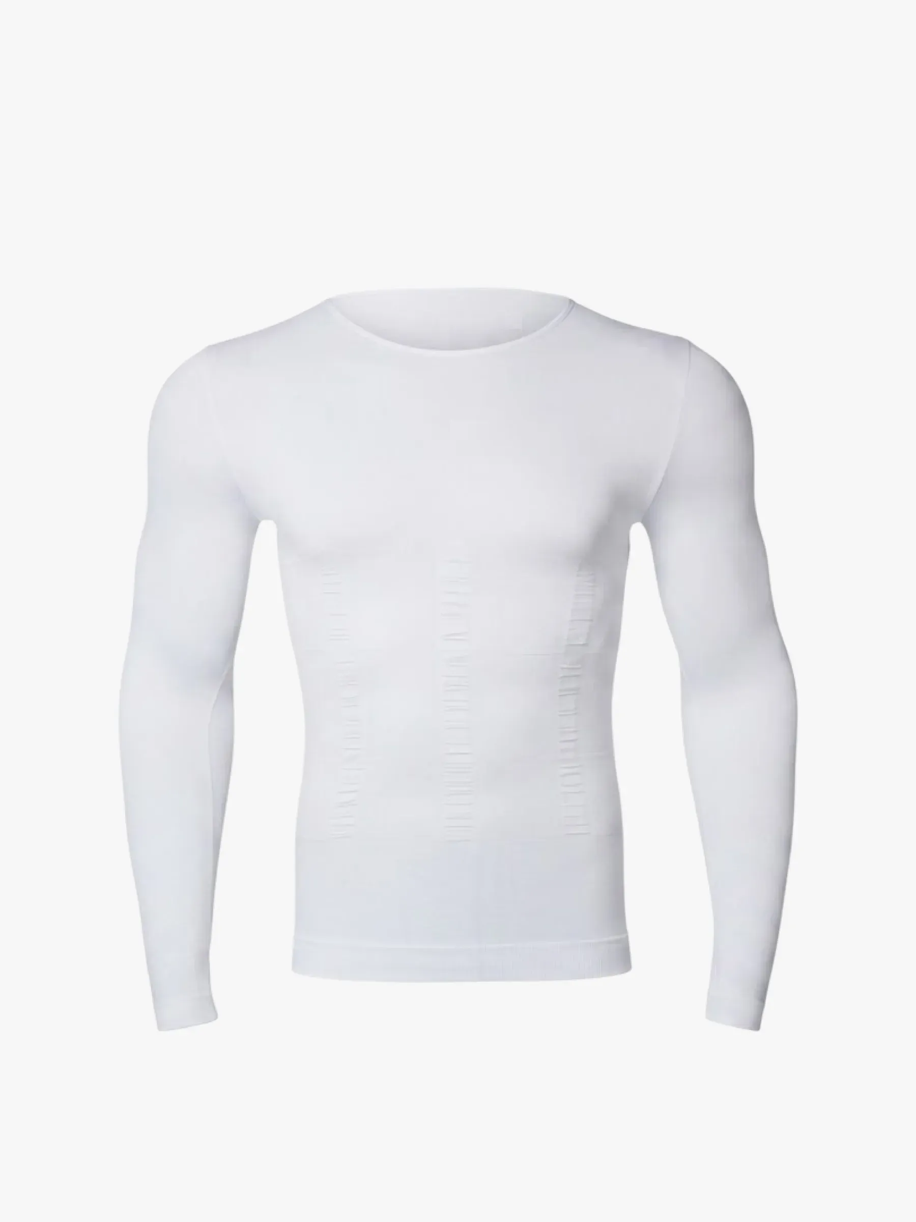 Seamless Compression Shirt Long Sleeve Slimming Undershirt For Men